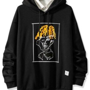 Graphic Print Hoodie